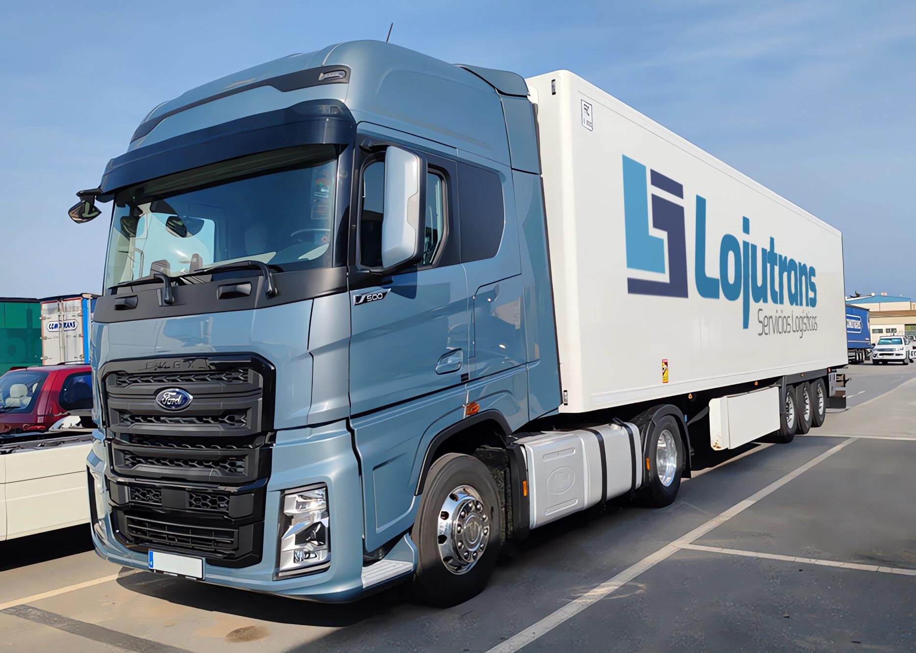 Camión Lojutrans mercancías Europa